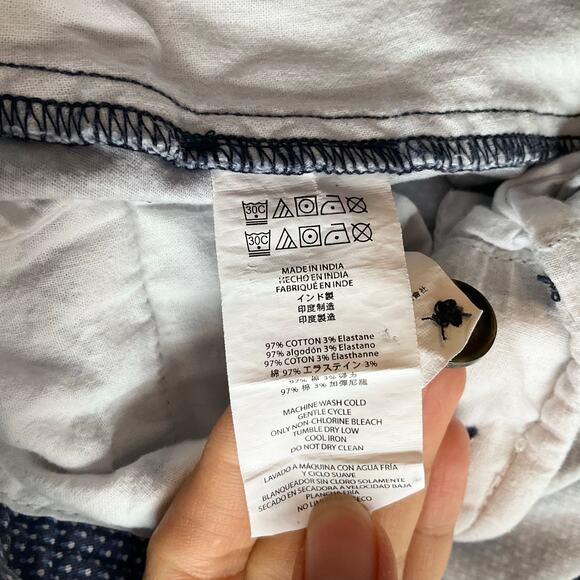 Michael Kors Men Flat Front Khaki Shorts size 30, Blue - Picture 10 of 11